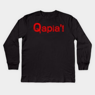 QAPLA! Kids Long Sleeve T-Shirt